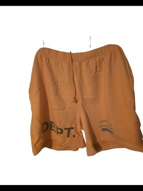 Gallery Dept Brown Graphic Drawstring Athletic Shorts